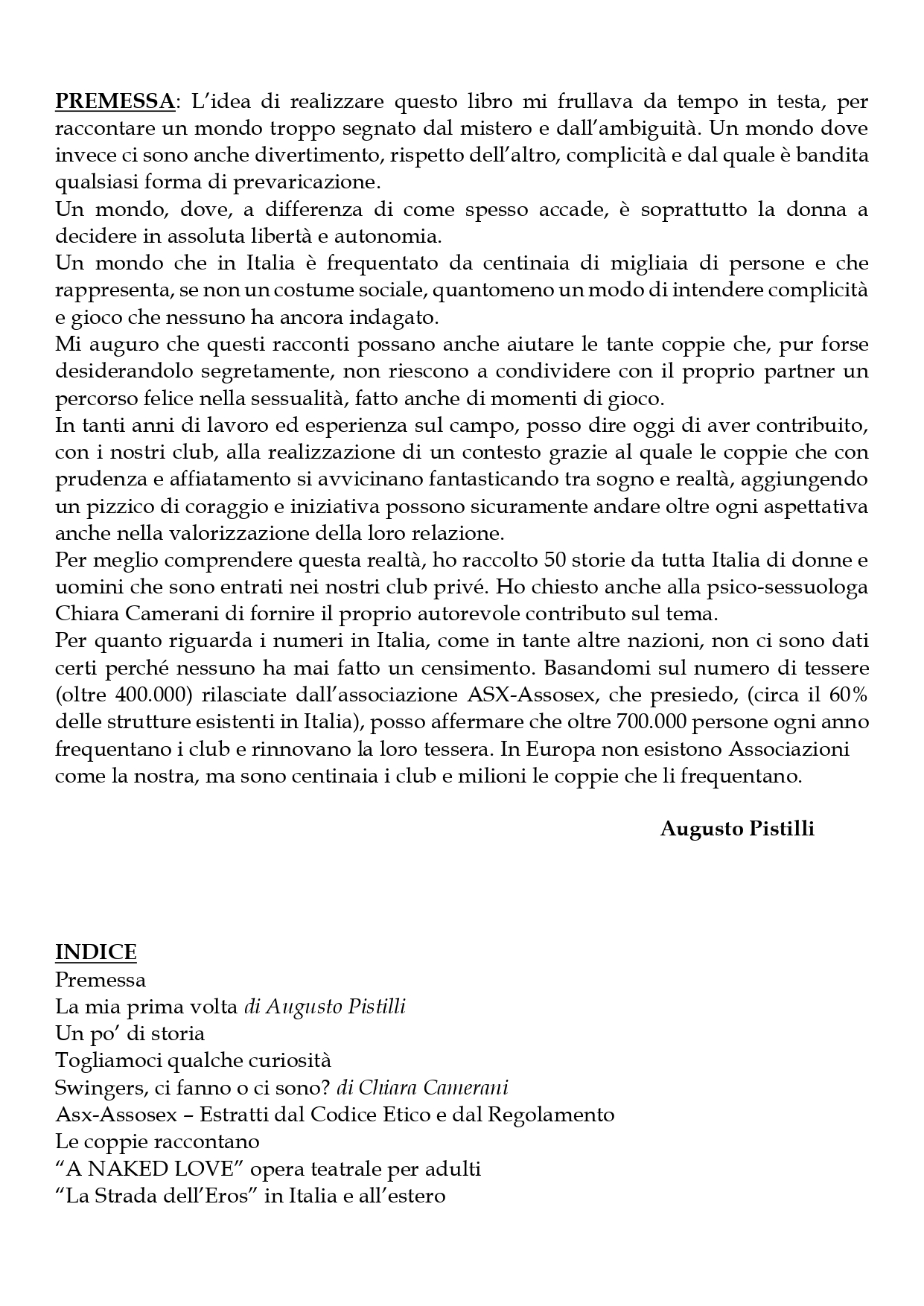 RASSEGNA STAMPA - AssoSex